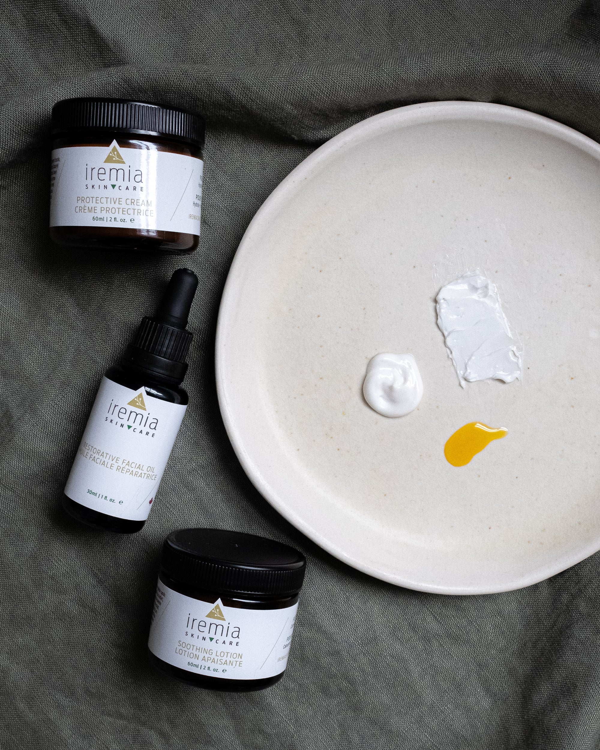 Iremia Skincare was designed with sensitive skin in mind and each product is created with natural ingredients that help calm your skin while giving it the nutrients and hydration it needs to thrive.
