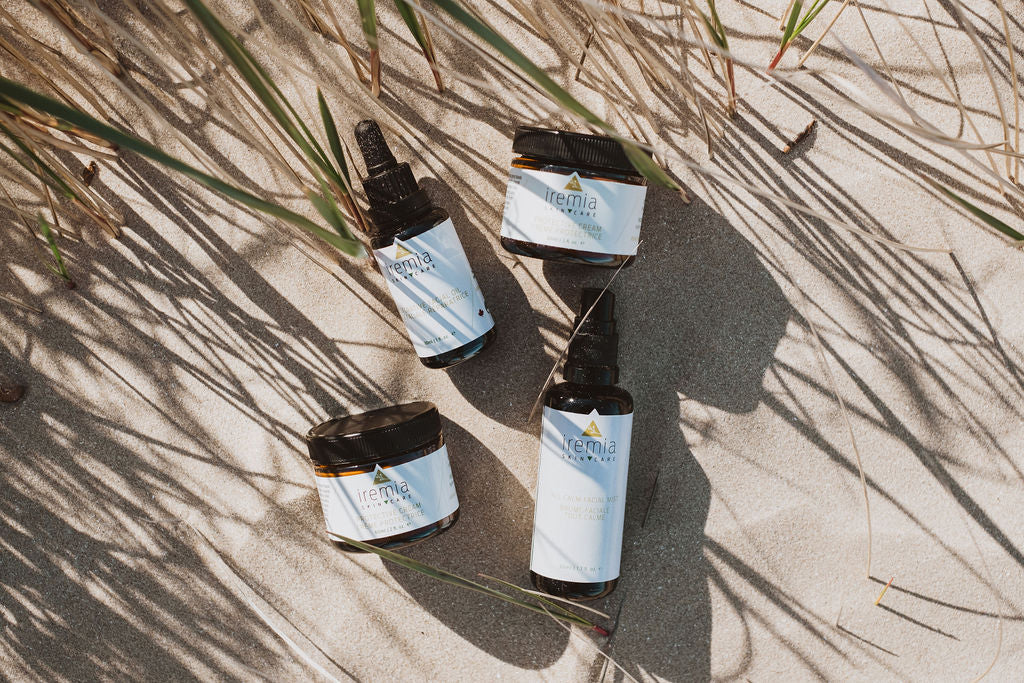 Iremia Skincare is a minimalist small-batch natural skincare line based out of Canada that helps soothe and help manage sensitive skin. Our original formulas provide a minimalistic yet luxurious and effective calming routine.