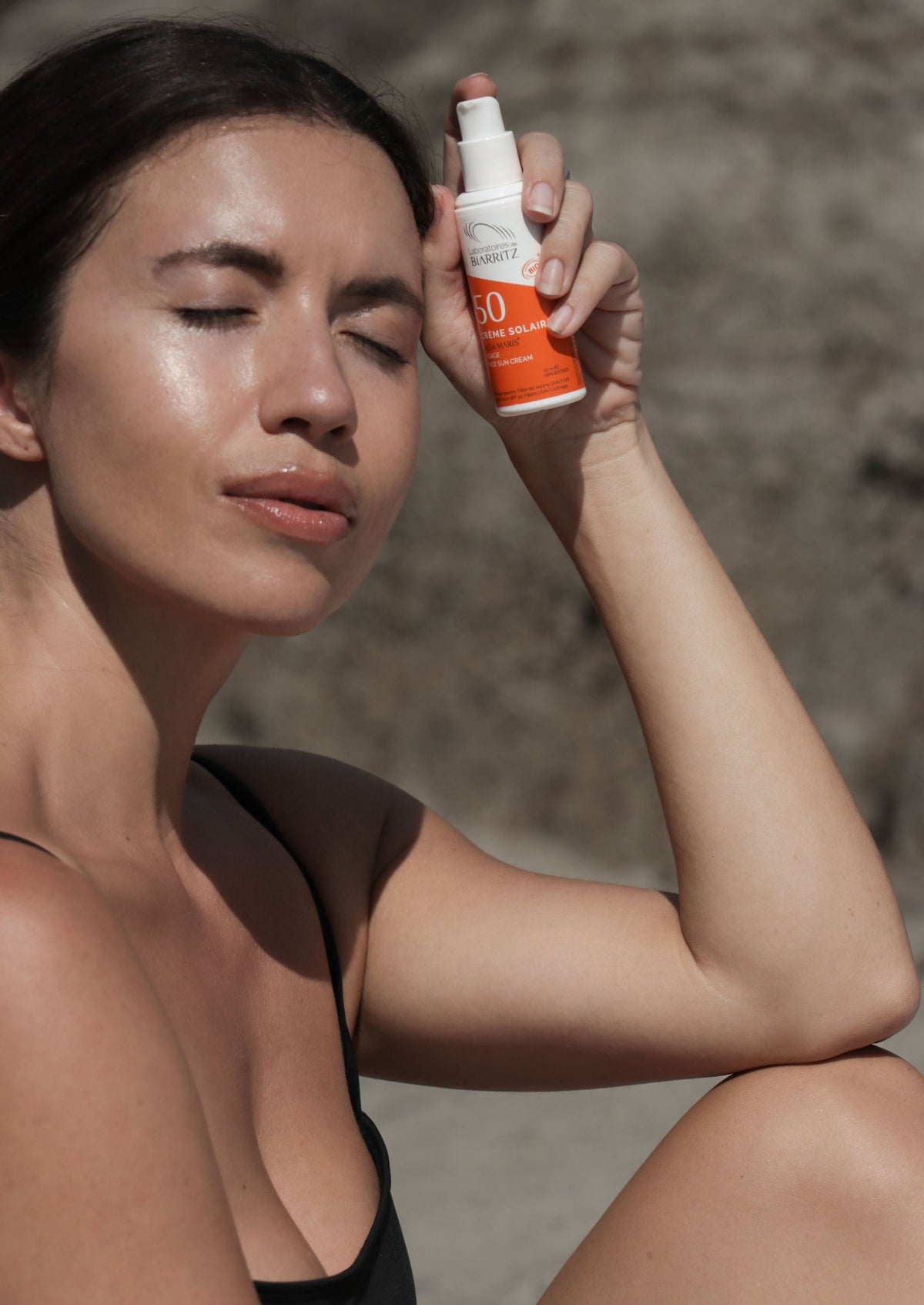Les Laboratoires de Biarritz SPF50+ mineral sunscreen for sensitive skin. Made in France.